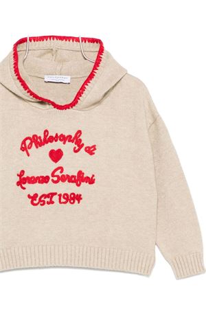 maglione in viscosa beige PHILOSOPHY KIDS | I9F6086058P002